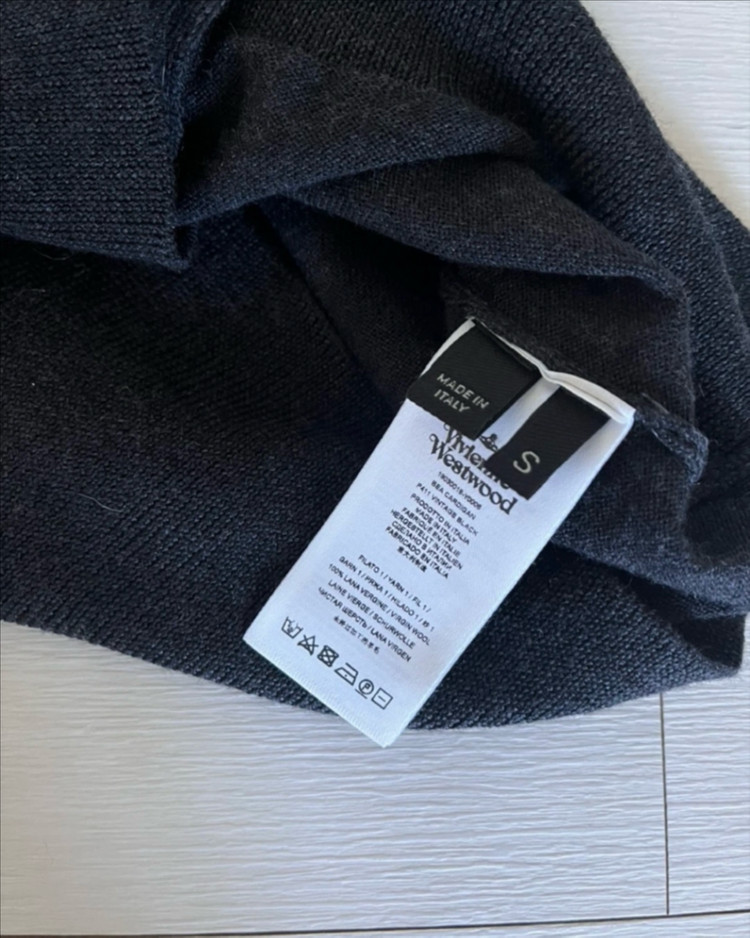 비비안 웨스트우드 베아 가디건 빈티지 블랙 S--3