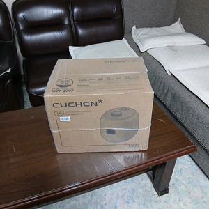 택포 미개봉새제품 쿠첸 고압+무압=듀얼프레셔 6인용 열판압력밥솥 음성기능 이미지