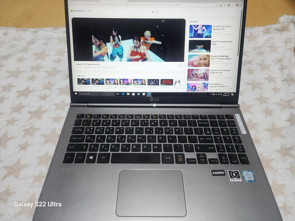 LG gram 노트북 (2017).15Z970-GA5BK. 15인치.CPU. i5-7200U. 이미지