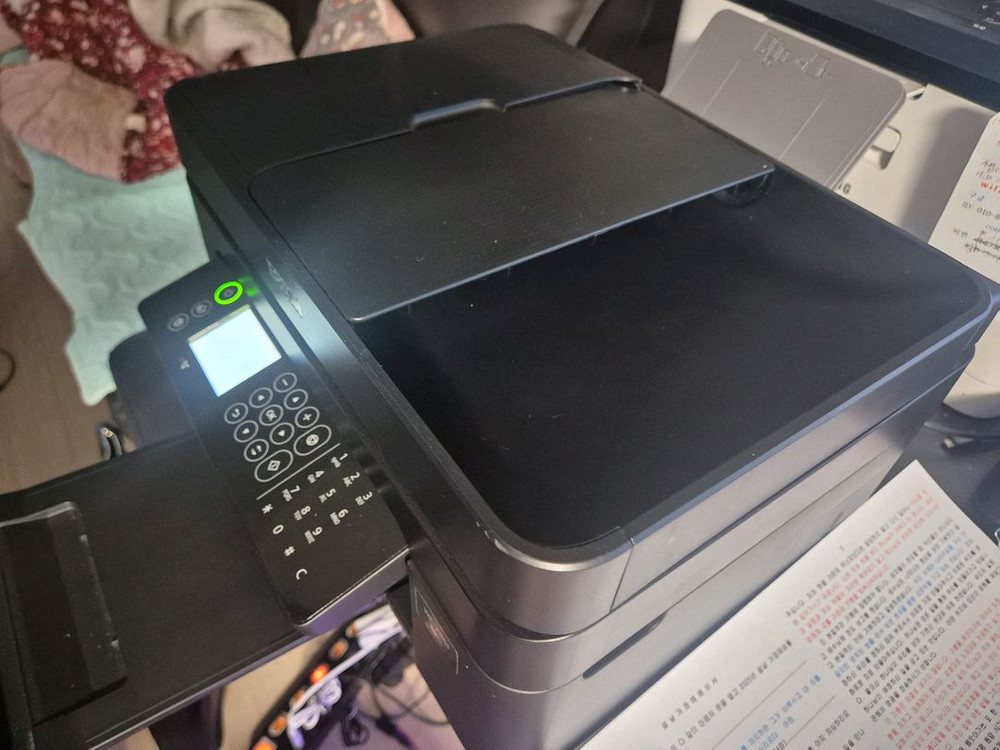 엡손 컬러 복합기 팩스, wifi, 인쇄, 스캔, 복사 깨끗하고 작동잘됩니다 이미지