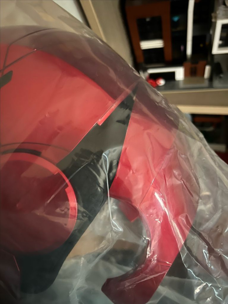 오토킹 아이언맨 헬멧 mk5 led 하자품 이미지