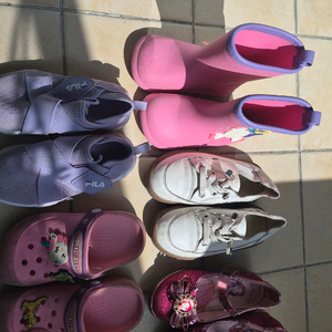 여아 신발 세트 (부츠, 슬립온, 클로그 등)일괄