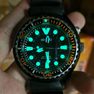 세이코 키네틱 튜나 200m 다이버 올 순정. 이미지