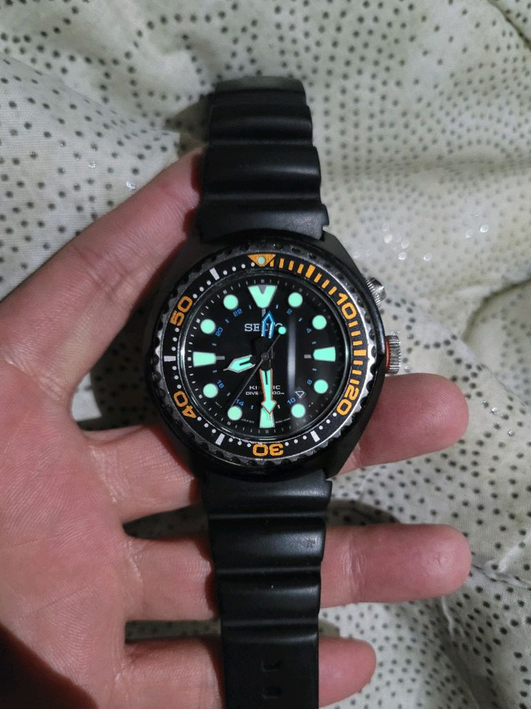 세이코 키네틱 튜나 200m 다이버 올 순정. 이미지