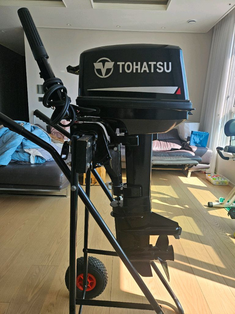 도하츠 9.8마력 선외기 전동시동식 이미지