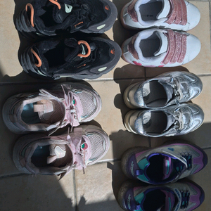 여아 운동화 5켤레 일괄