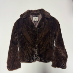 여성 대경모피 밍크 100% 밍크 크롭 자켓 S 이미지