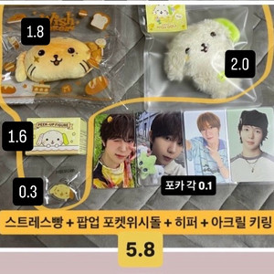 엔시티 위시 료 룐룐 시온 리쿠 유우시 재희 사쿠야 포카 아크릴 키링 스트레스 브레드 포켓 위시돌 히퍼 이미지