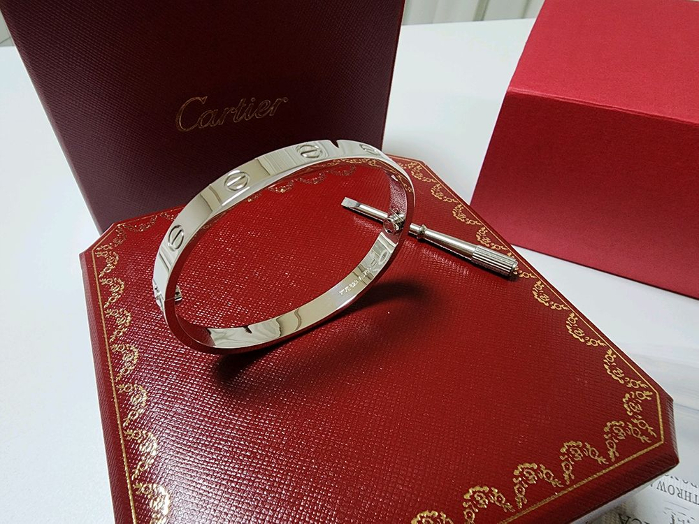 러브팔찌 실버 16호 풀박스 이미지