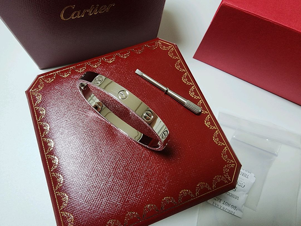 러브팔찌 실버 16호 풀박스 이미지