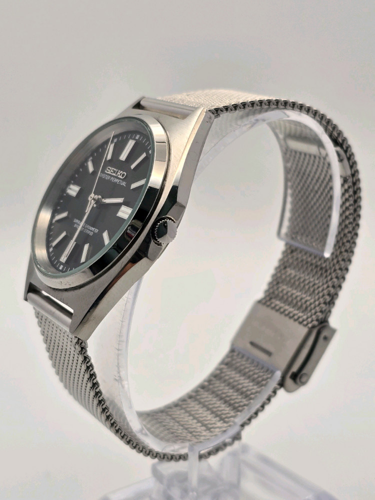 블랙 커스텀 시계 9mm 얇은 정장 시계 오이스터퍼펙추얼 OP ROLEX SEIKO 세이코 오토매틱 쿼츠--7