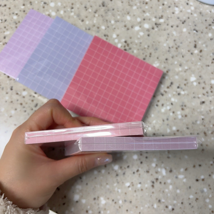 체크 패턴 떡메모지 새상품 일괄--2