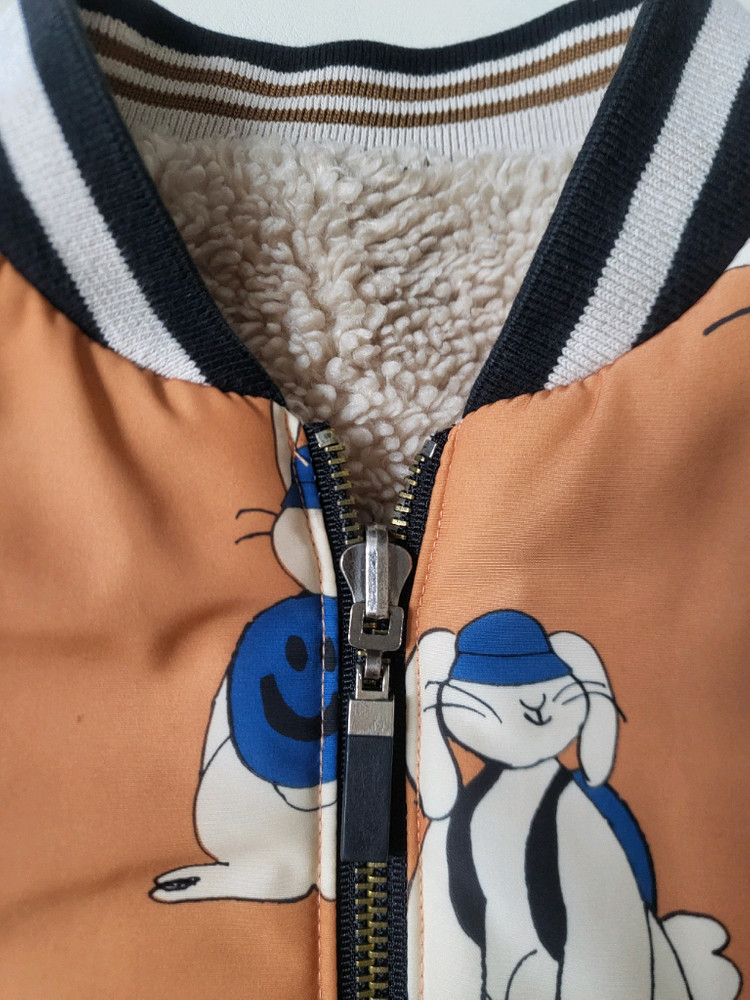 리미떼두두 토끼 리버시블 점퍼자켓 M--4