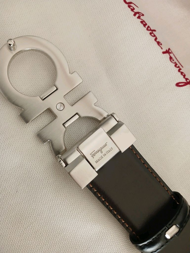 페라가모 은장 양면 가죽벨트 정품 이미지