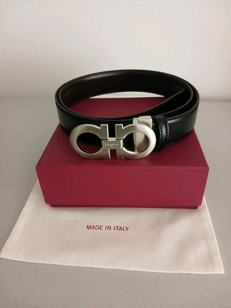 페라가모 은장 양면 가죽벨트 정품 이미지