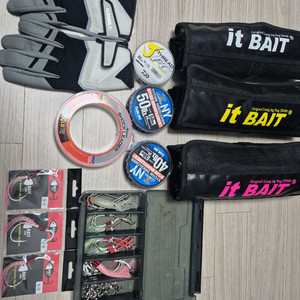 메탈지그, 지깅장갑, 쇼크리더, 훅 및 도래, 베어링 일괄 이미지