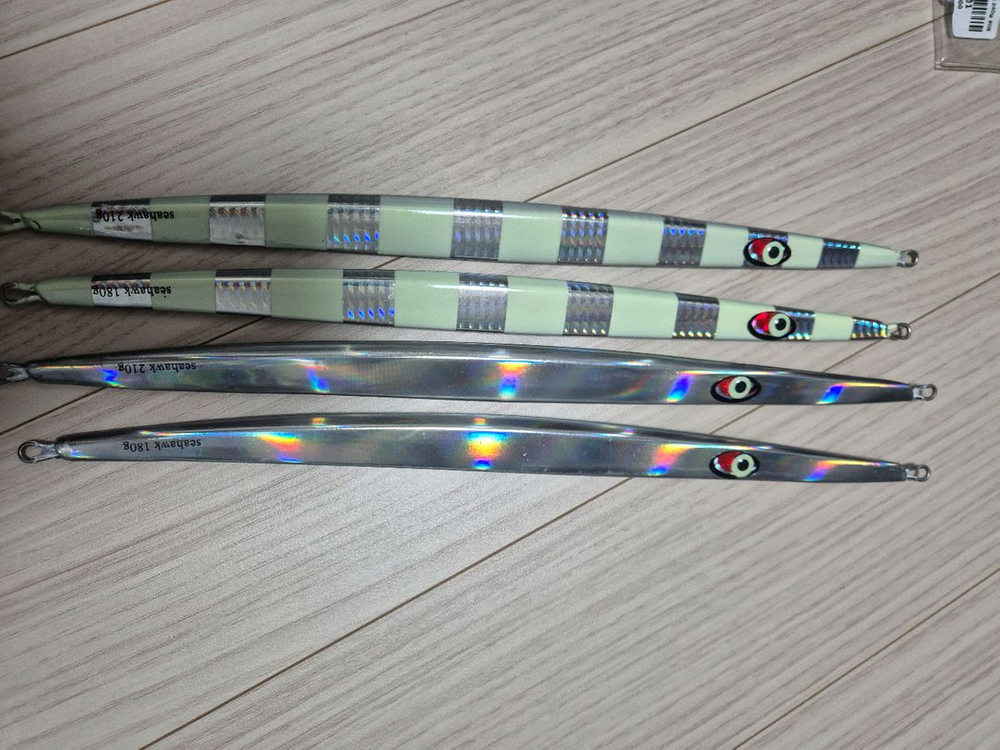 메탈지그, 지깅장갑, 쇼크리더, 훅 및 도래, 베어링 일괄 이미지