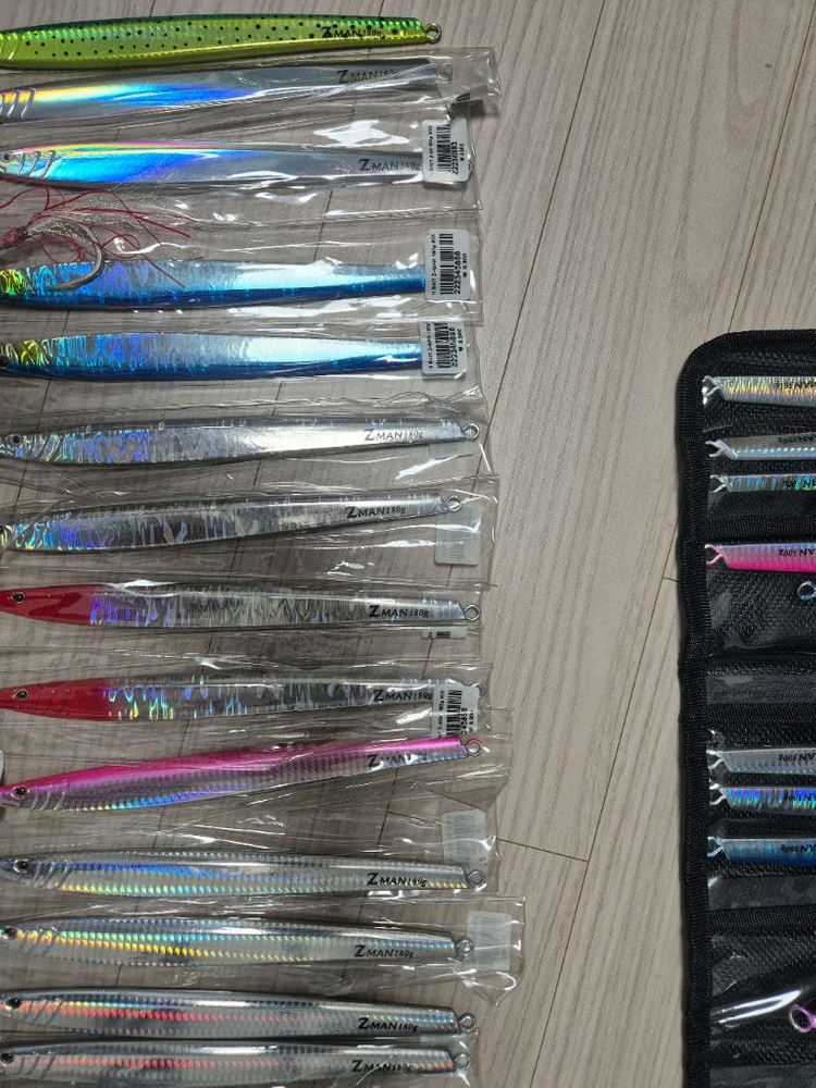 메탈지그, 지깅장갑, 쇼크리더, 훅 및 도래, 베어링 일괄 이미지