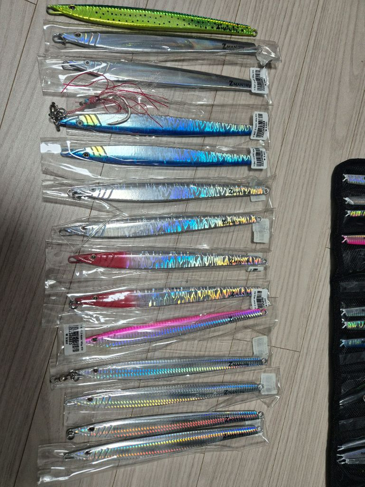 메탈지그, 지깅장갑, 쇼크리더, 훅 및 도래, 베어링 일괄 이미지