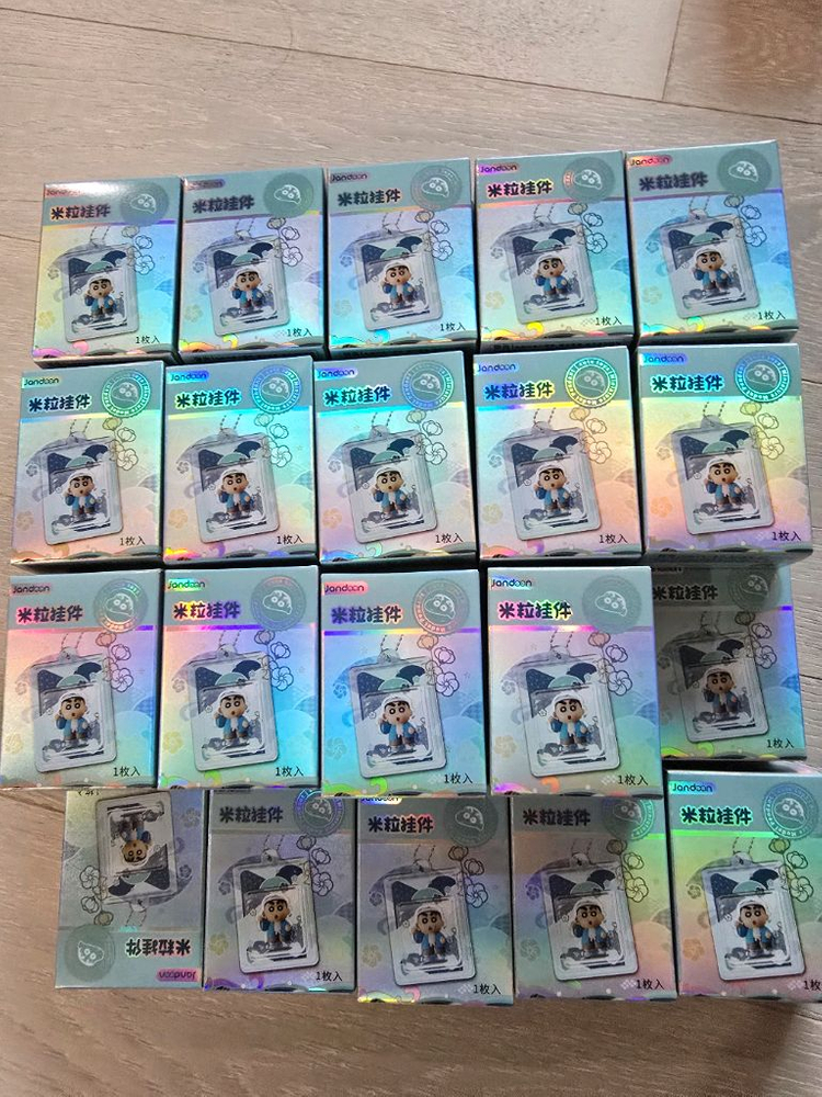 피규어계의 두쫀쿠~! 산리오 짱구 쌀알 미니 피규어 이미지