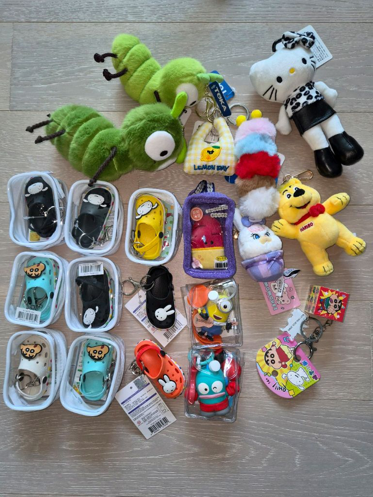 피규어계의 두쫀쿠~! 산리오 짱구 쌀알 미니 피규어 이미지