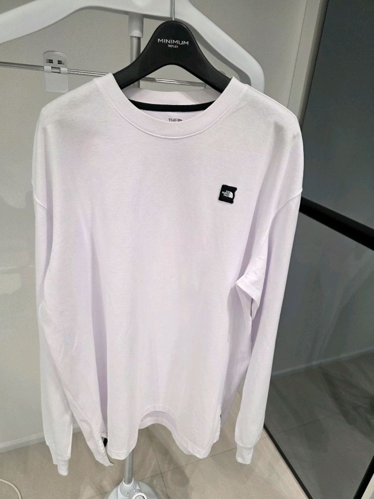 노스페이스 흰색 긴팔 티셔츠 XL 105 이미지