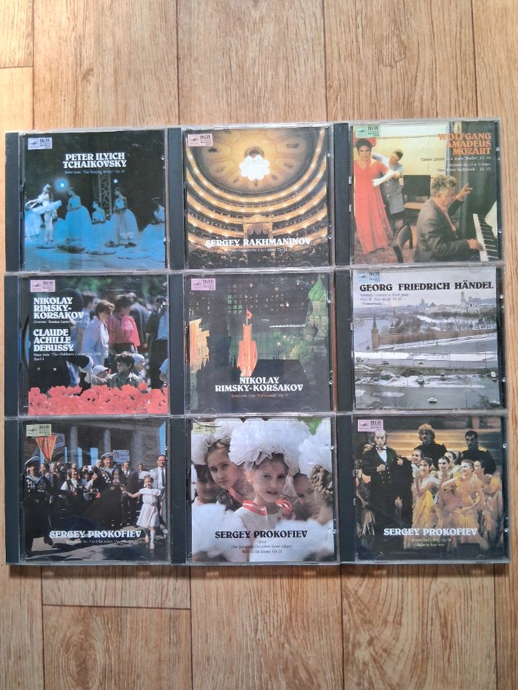 멜로디야(Melodiya)에서 발매된 USSR 클래식 CD 컬렉션.37장.CD상태 좋아요. 아래글 참고하세요 이미지