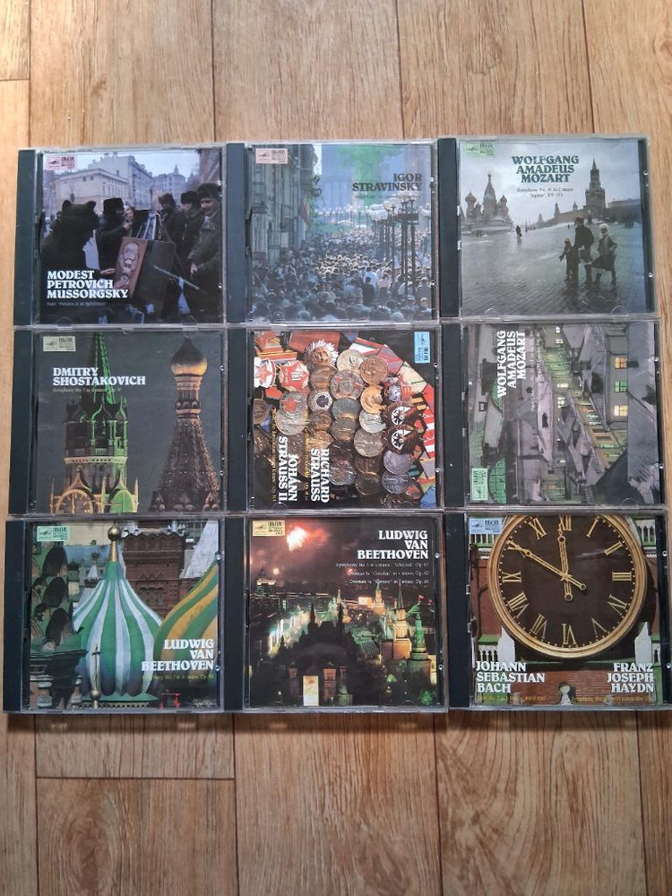 멜로디야(Melodiya)에서 발매된 USSR 클래식 CD 컬렉션.37장.CD상태 좋아요. 아래글 참고하세요 이미지