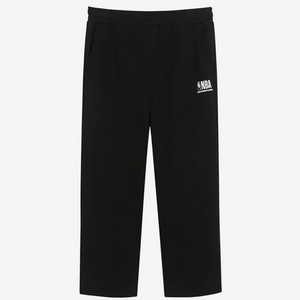 [새상품] L) NBA 엔비에이 융기모 스트레이트 츄리닝 바지 블랙