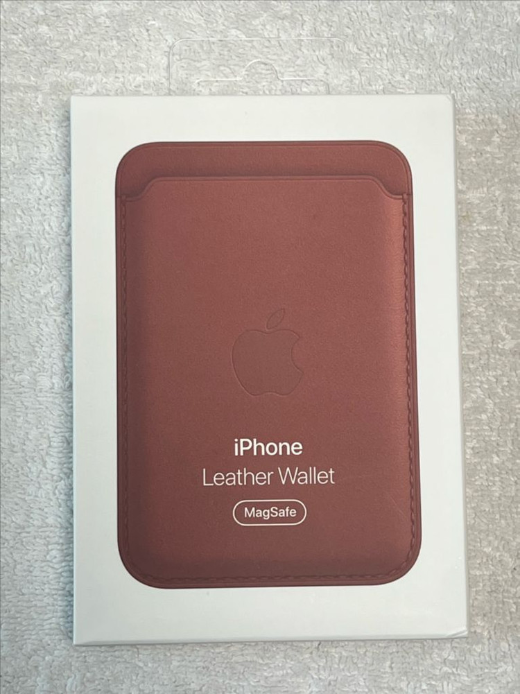 새상품 애플 정품 맥세이프 천연가죽 카드지갑 애리조나 이미지