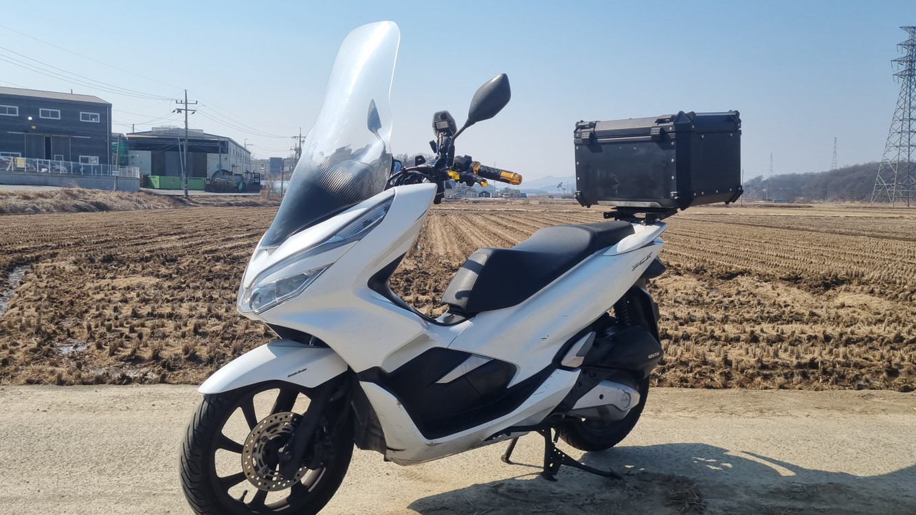 혼다 pcx 19년식/4만대키로수/배달풀튜닝/급매--6