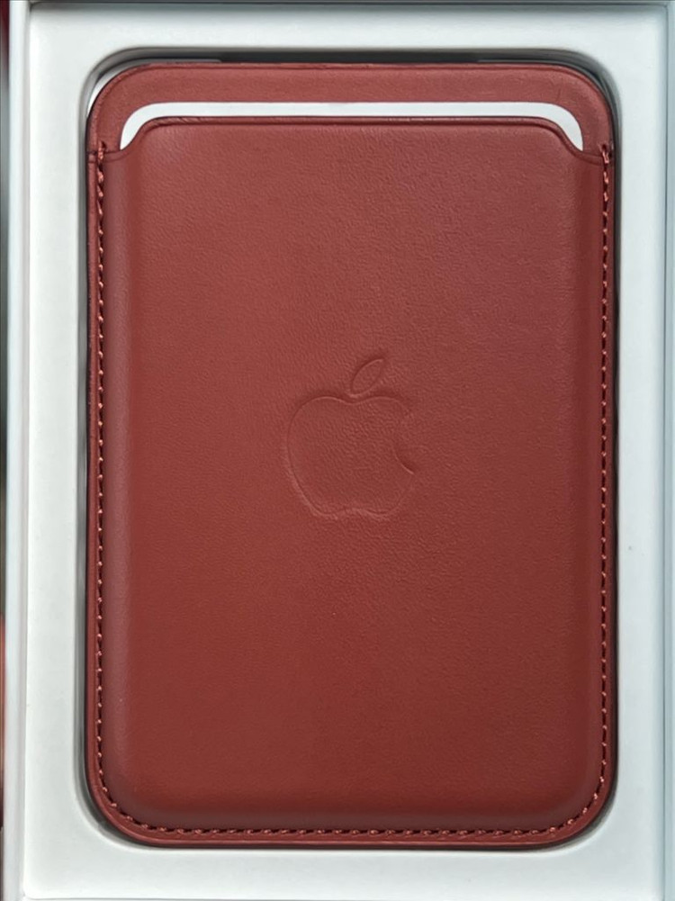 새상품 애플 정품 맥세이프 천연가죽 카드지갑 애리조나 이미지