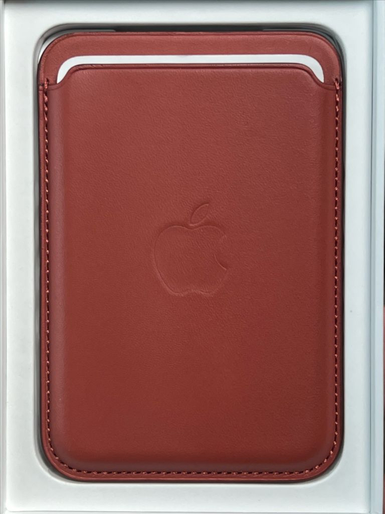새상품 애플 정품 맥세이프 천연가죽 카드지갑 애리조나 이미지