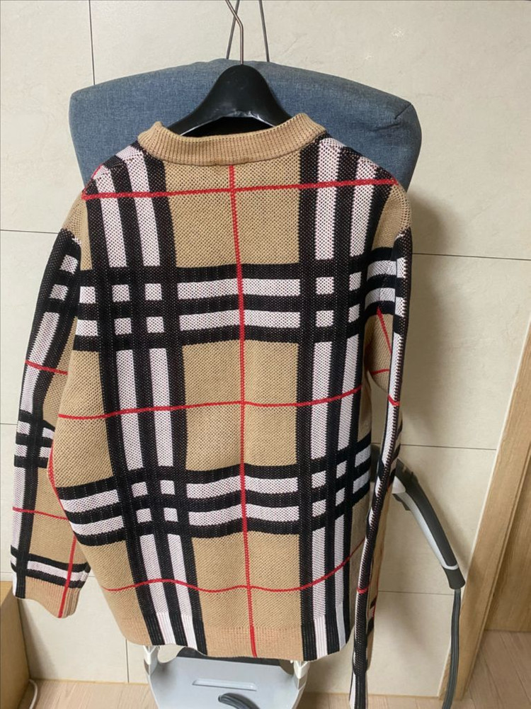 버버리 체크 가디건 M(국내105) 새상품급 이미지