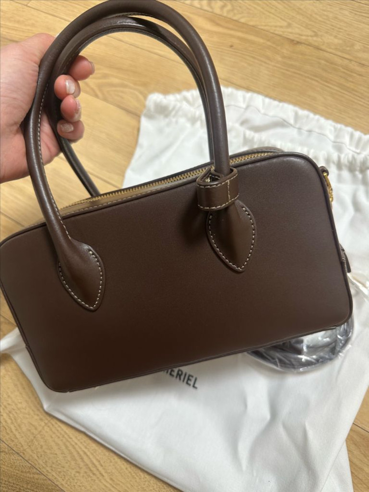 드메리엘 볼링백 미디움 (초코브라운) 이미지