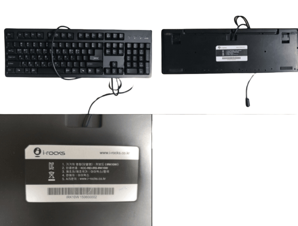 기계식 키보드 몬스긱 M3, 커세어 K70, 로지텍 YR0073, 로지텍 YR0082, K360 이미지