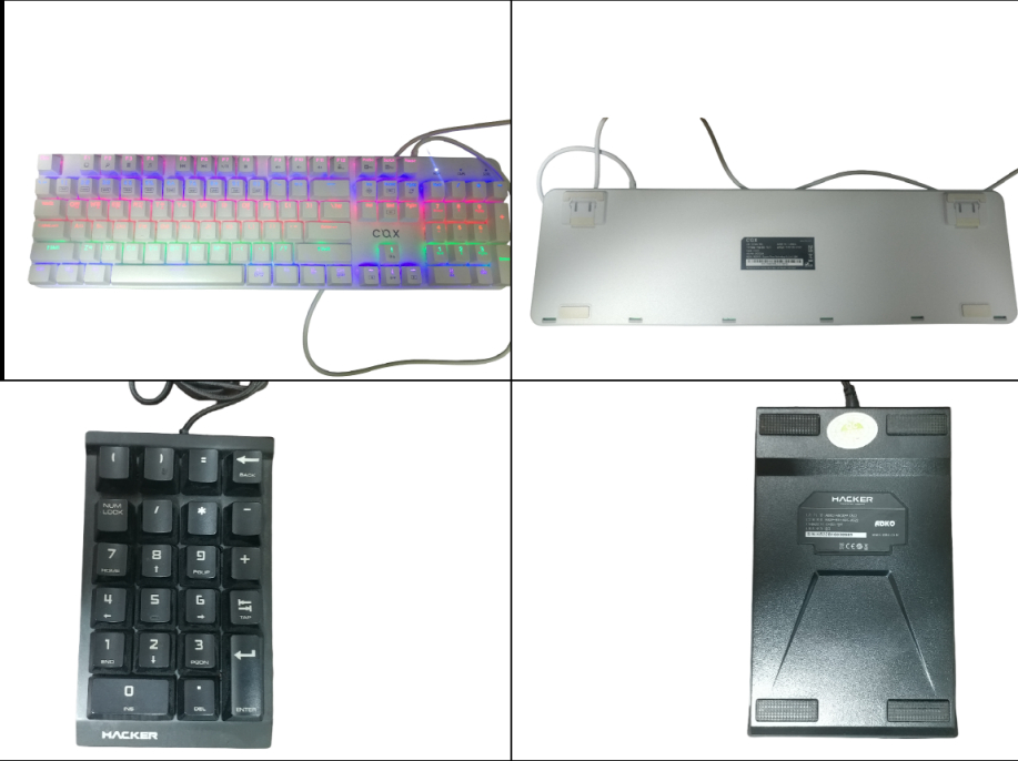 기계식 키보드 몬스긱 M3, 커세어 K70, 로지텍 YR0073, 로지텍 YR0082, K360 이미지