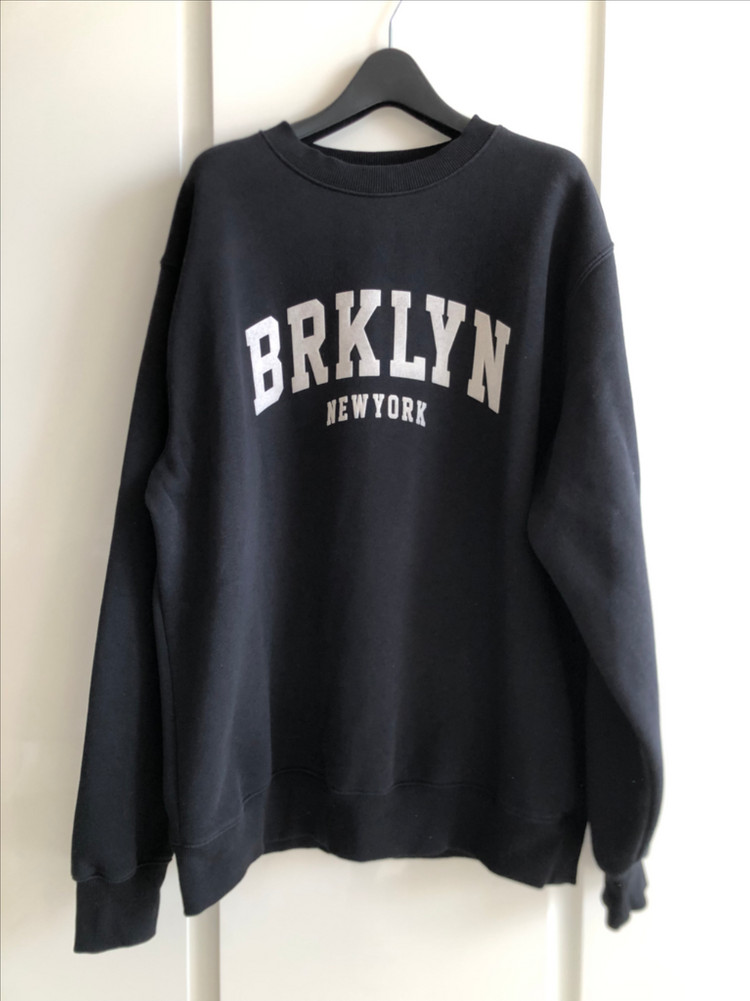 지오다노 남성 기모 맨투맨 (블랙 m)--4