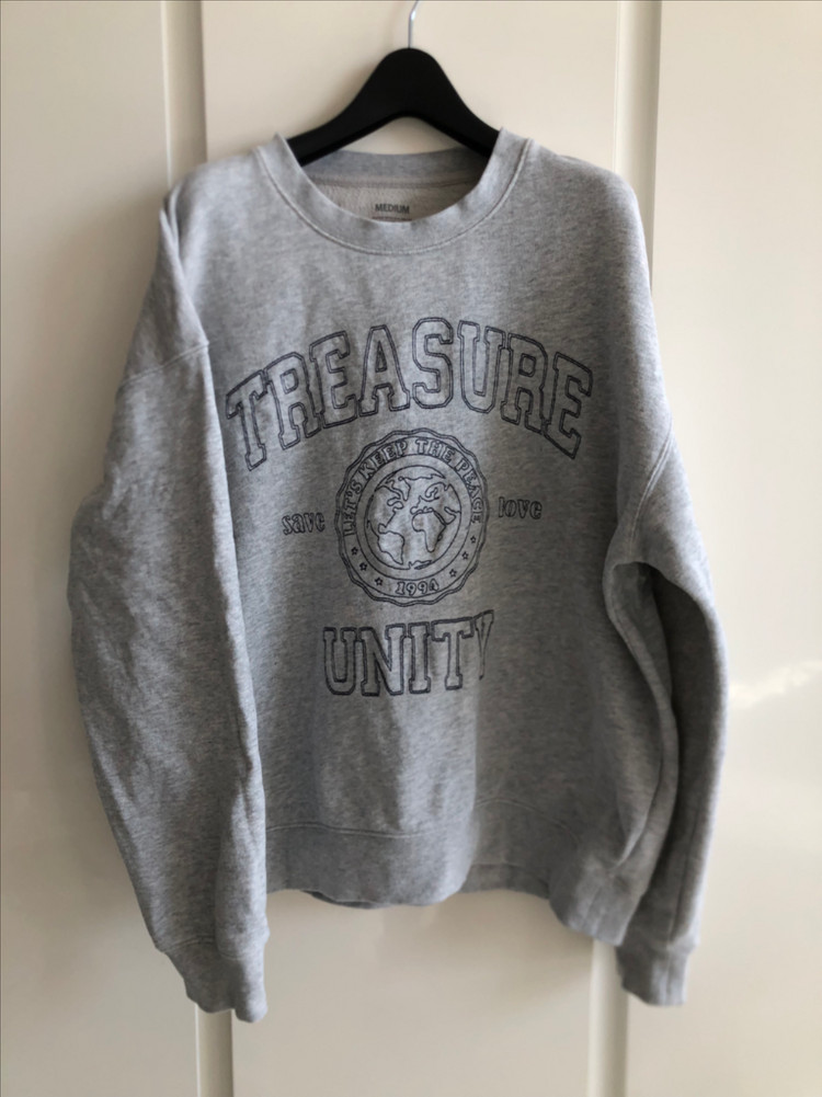 지오다노 여성 맨투맨 (그레이 m)--4