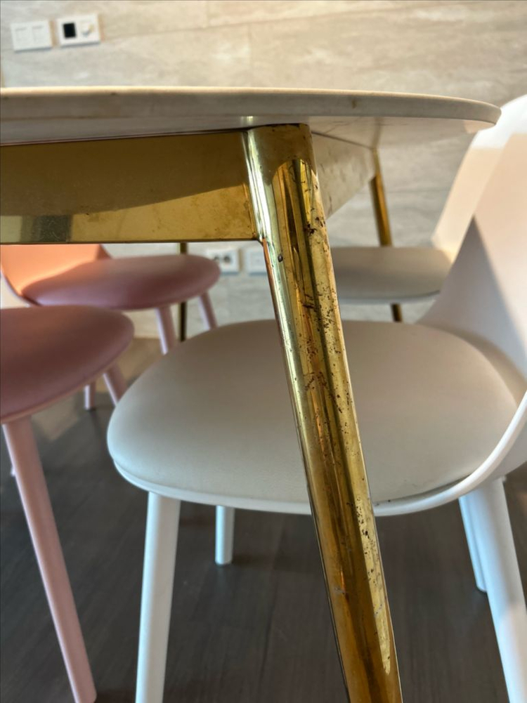 세라믹 식탁 의자 4인세트 판매해요 이미지