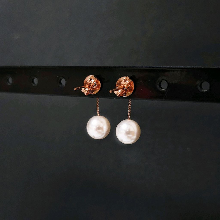 새상품,선물박스포장]스와로브스키스톤 드롭 진주 귀걸이/목걸이 반지 팔찌 샤넬 반클리프 루이비통 불가리 디올 입생로랑--2