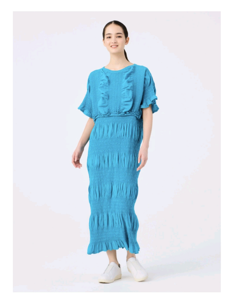 미이세이미야케 3월 슈링크 원피스 플리츠플리즈--3