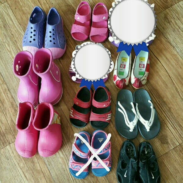 아동신발모음,크록스,아디다스,나이키,장화,샌들,샌달 이미지