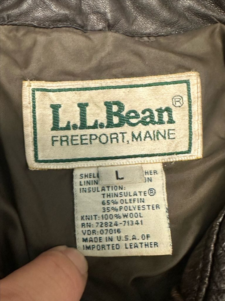엘엘빈 llbean a-2 레더 가죽자켓 L 이미지