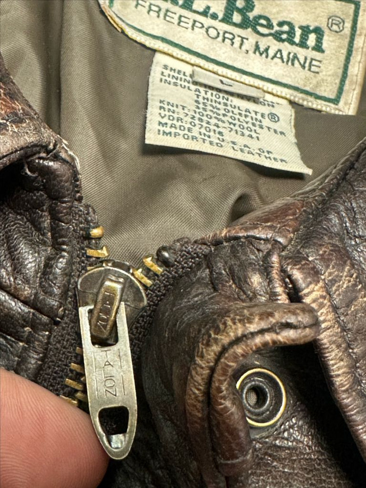 엘엘빈 llbean a-2 레더 가죽자켓 L 이미지