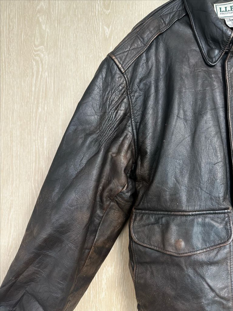 엘엘빈 llbean a-2 레더 가죽자켓 L 이미지