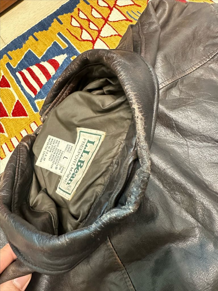 엘엘빈 llbean a-2 레더 가죽자켓 L 이미지