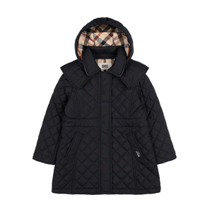 [120,7y] 닥스 키즈 트렌치형 후드 퀼팅 패딩 점퍼 자켓 이미지