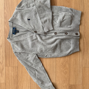 폴로 남아용 가디건(10-12)