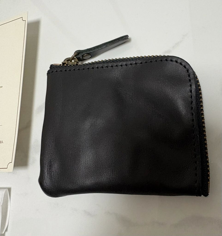 헤비츠 YAWL 링클드 레일로드 윌렛(블랙) 새상품 판매. 이미지